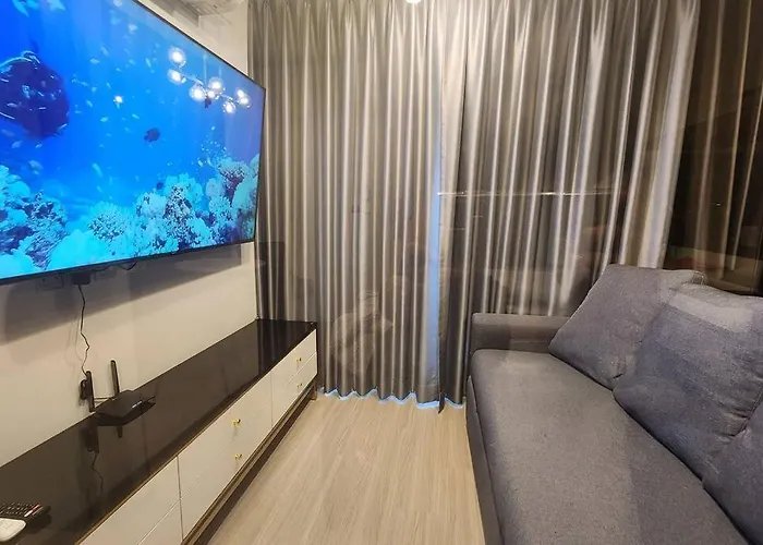 1 Bedroom Plus@42th Fl /2-3 Min Walk To Bts Mrt Ladprao Appartamento