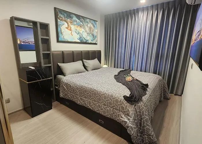 1 Bedroom Plus@42th Fl /2-3 Min Walk To Bts Mrt Ladprao Appartamento Bangkok