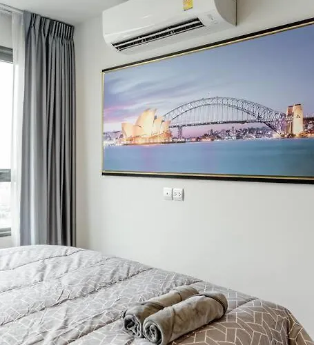 1 Bedroom Plus@42th Fl /2-3 Min Walk To Bts Mrt Ladprao Appartamento *