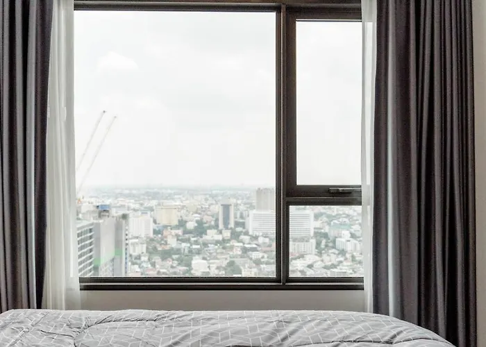Appartamento 1 Bedroom Plus@42th Fl /2-3 Min Walk To Bts Mrt Ladprao Bangkok